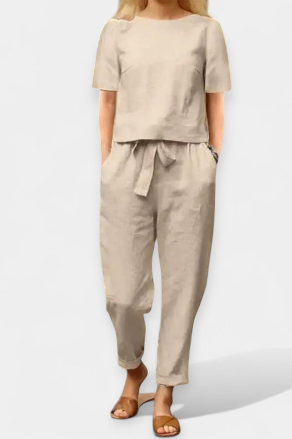 Ensemble aéré bicolore