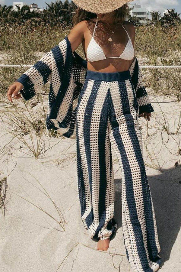 Amelia | Ensemble rayé élégant et confortable