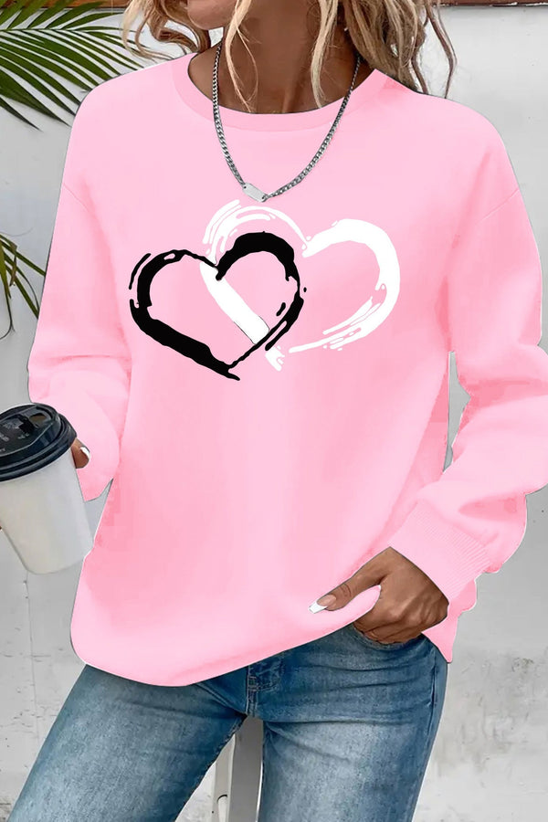 Sharyn - Pull cœur élégant