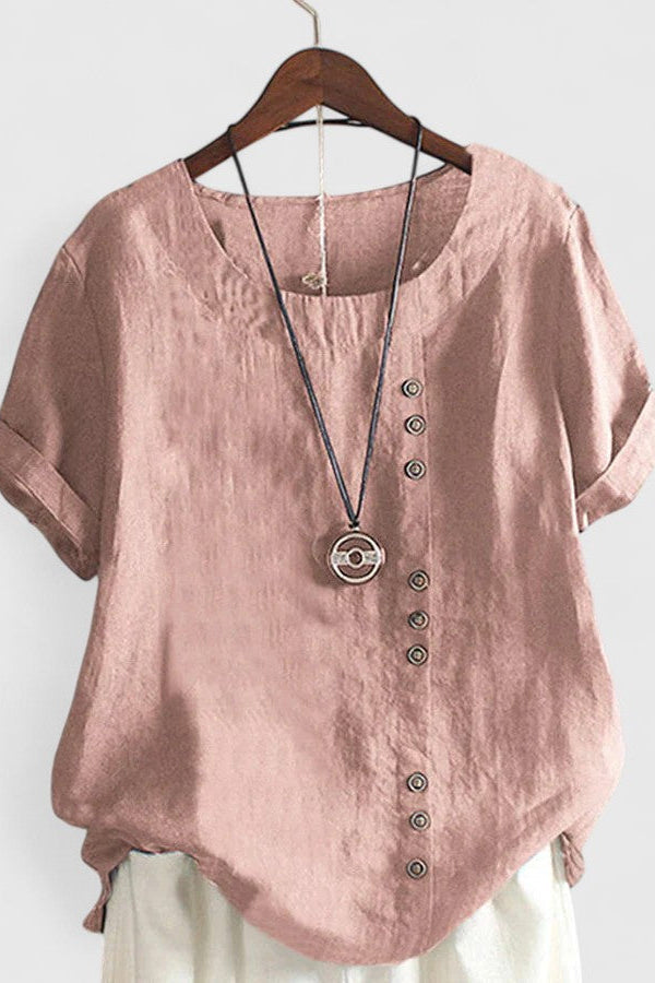 Elisavie | Blouse confortable à manches courtes