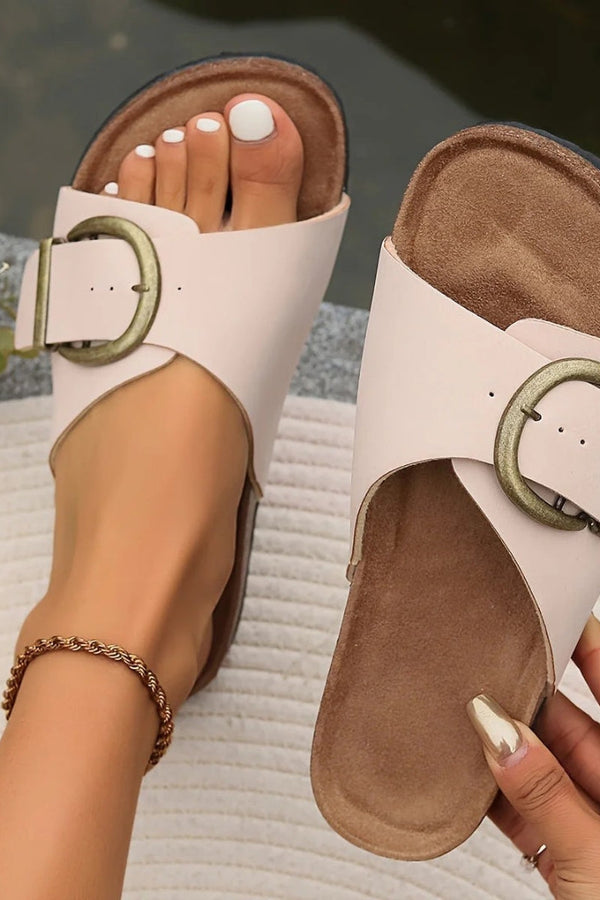 Ivoire - Sandales confortables et à enfiler