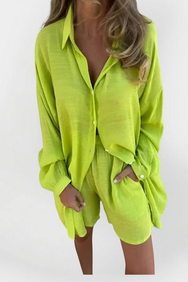 Ensemble blouse et short quotidien