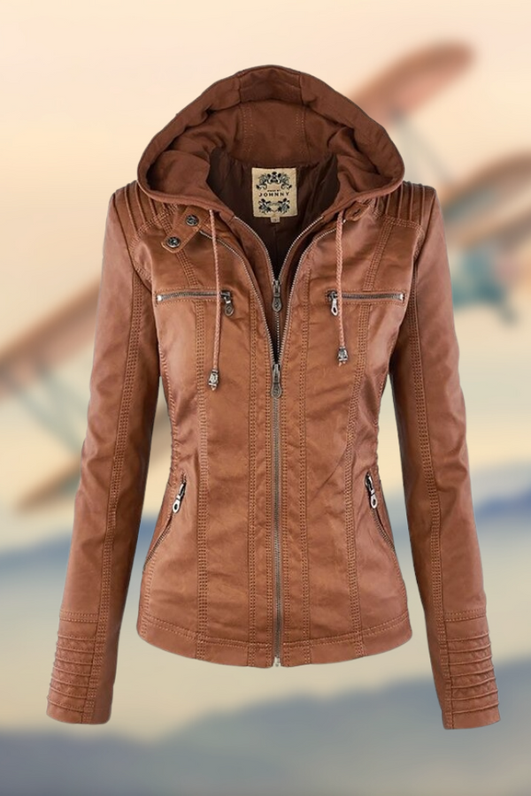 KAROLINE™ La veste en cuir élégante et unique