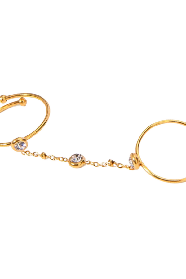 Bague chaîne Gold Nova