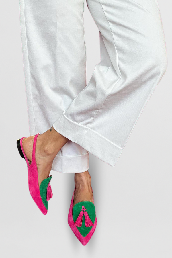 Chaussure Pointue Vibrante