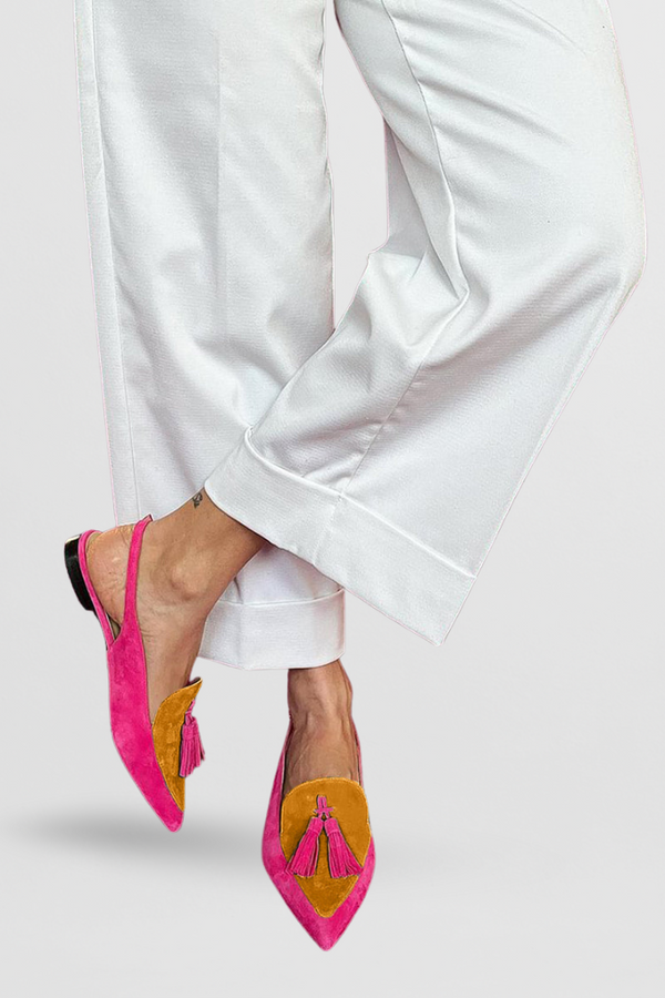 Chaussure Pointue Vibrante