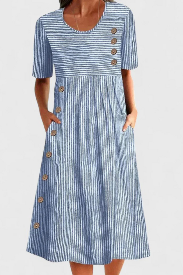 Robe midi rayée Wanda™