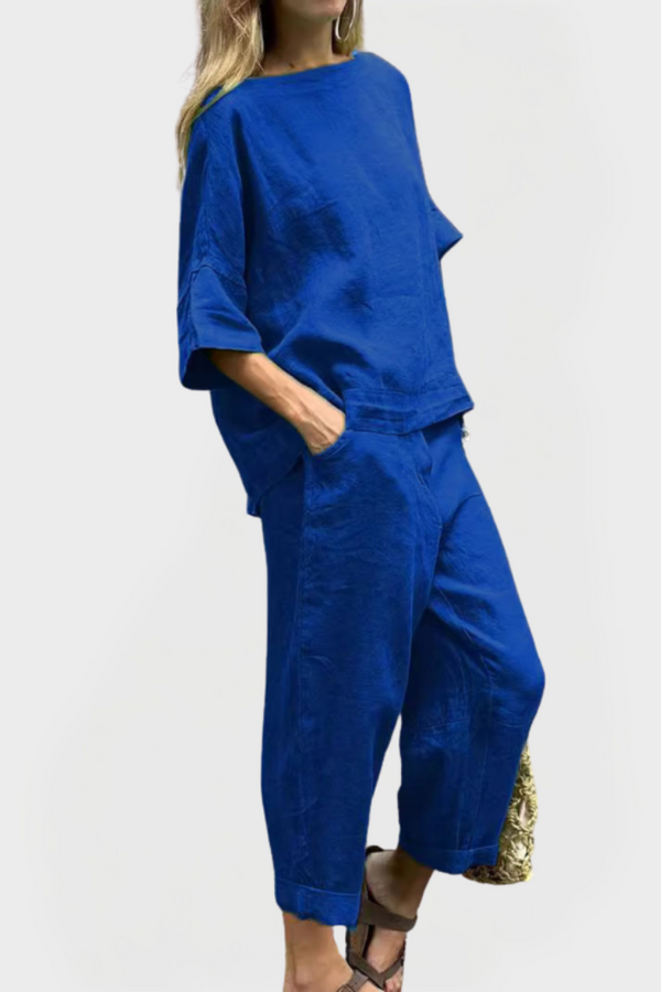 Ensemble de robe avec motifs naturels