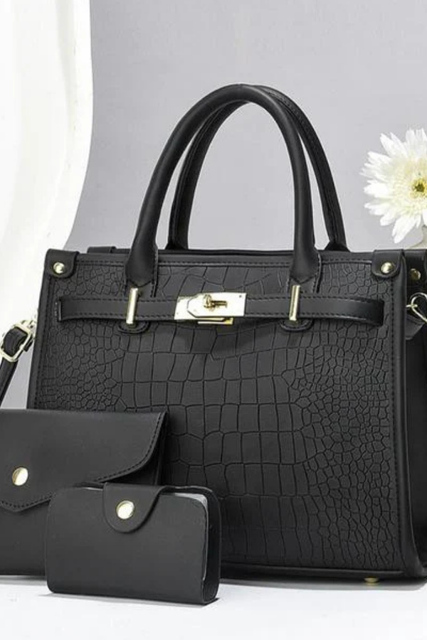 Scarlett™ - Ensemble de sacs Croco Allure Premium