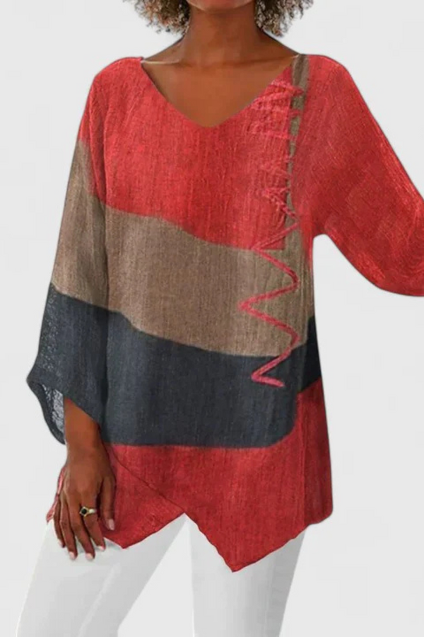 Elysia | Tunique sophistiquée à col en V