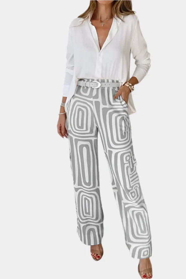 Ensemble confortable et élégant avec ceinture cadeau