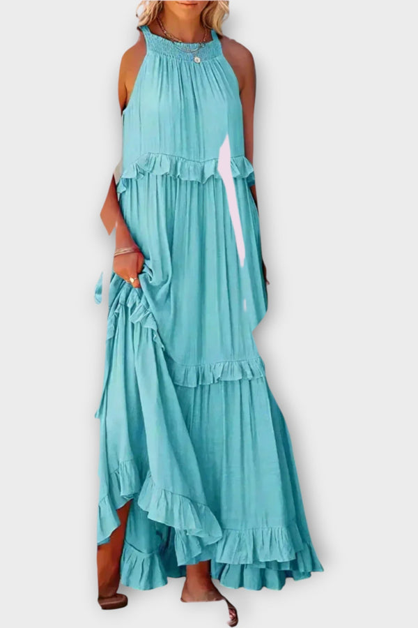 Robe à fines bretelles et ligne élégante