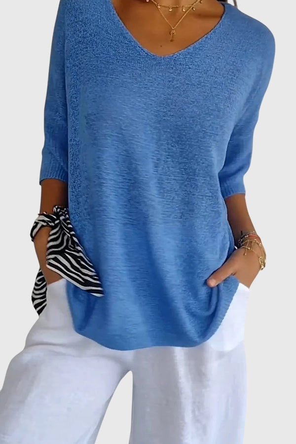 Cassandra™ | Haut élégant à col en V