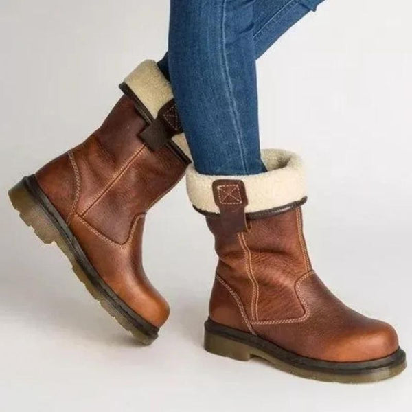Eireen | Bottes d'hiver en cuir doublé