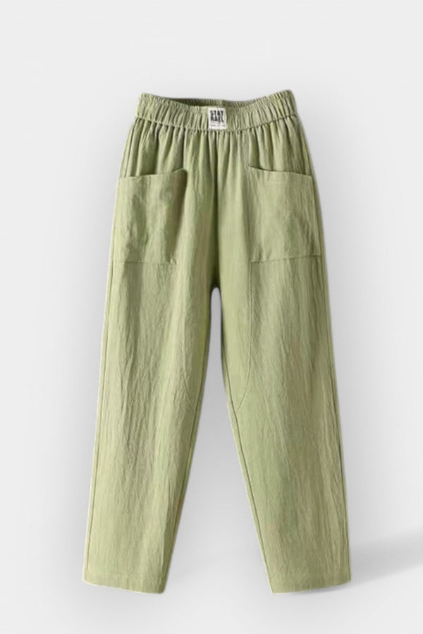 Pantalon confortable en lin
