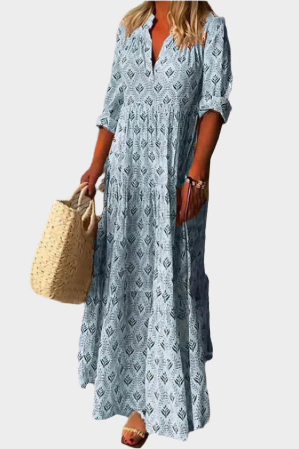 Robe longue romantique avec style