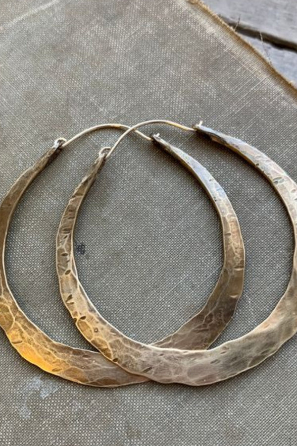 Boucles d'oreilles antiques à boucle | Or