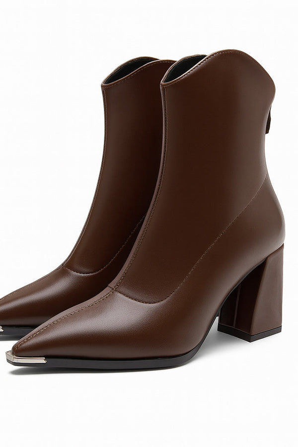 Celeste | Bottes à embout chromé