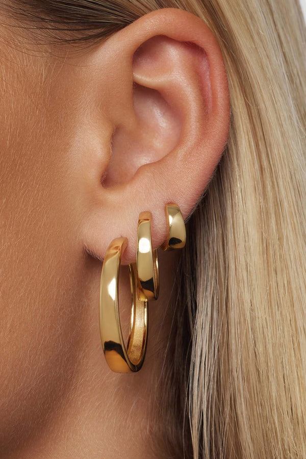 Boucles d'oreilles statement Gia | Or