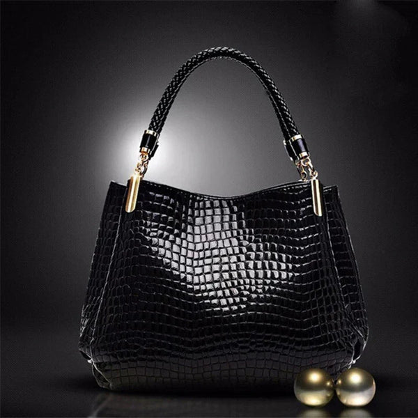 Isabella™ Élégance Durable | Sac à Main Stylé à Motif Croco