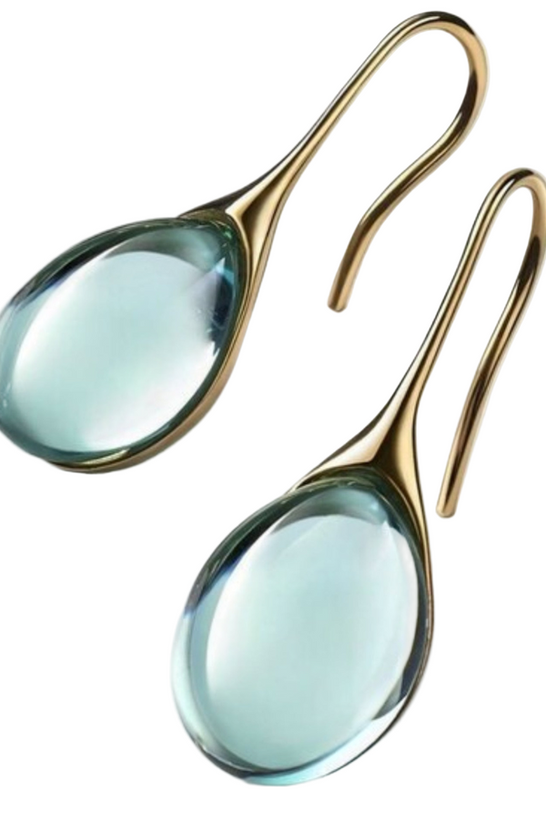 BOUCLES D'OREILLES PENDANTES EN CRISTAL ÉTINCELANT