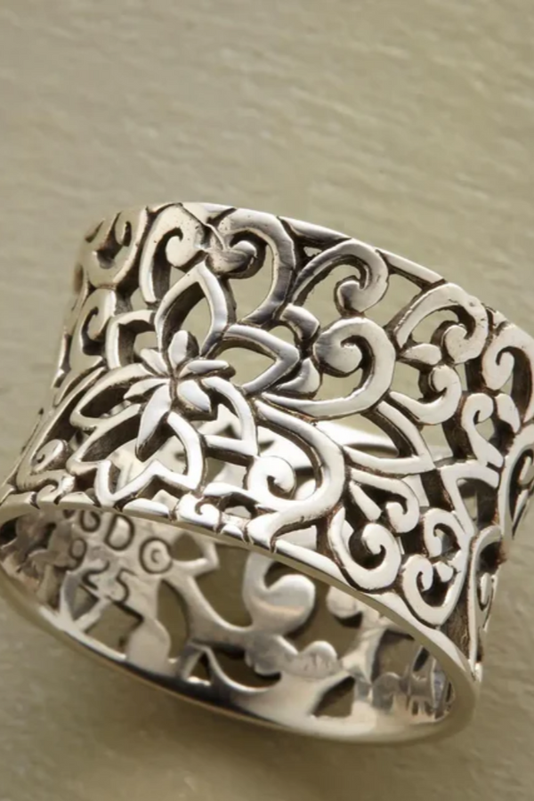 Bague creuse argent BONNIE