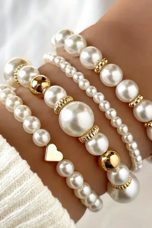 Ensemble de bracelets perle élégance