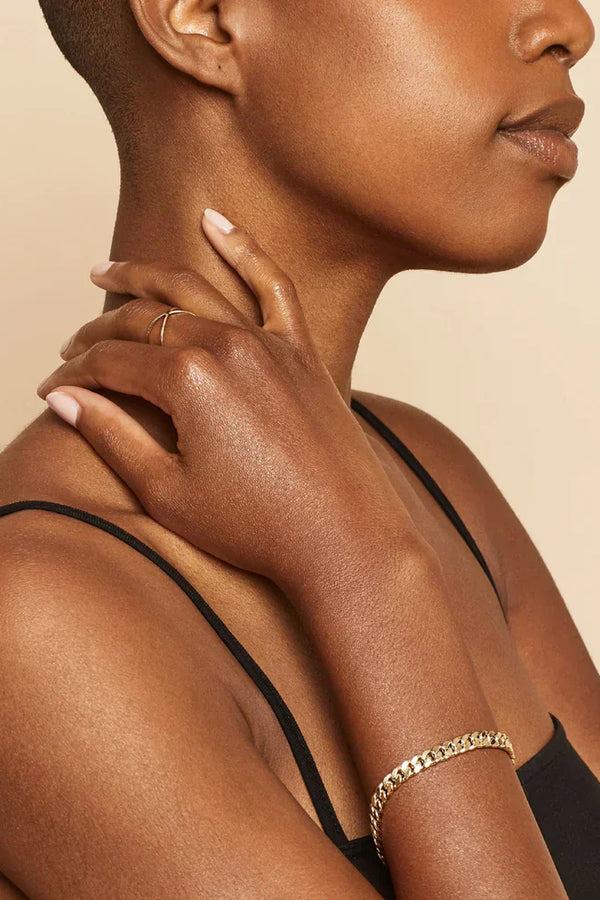 Bracelet cubain Estate | Or