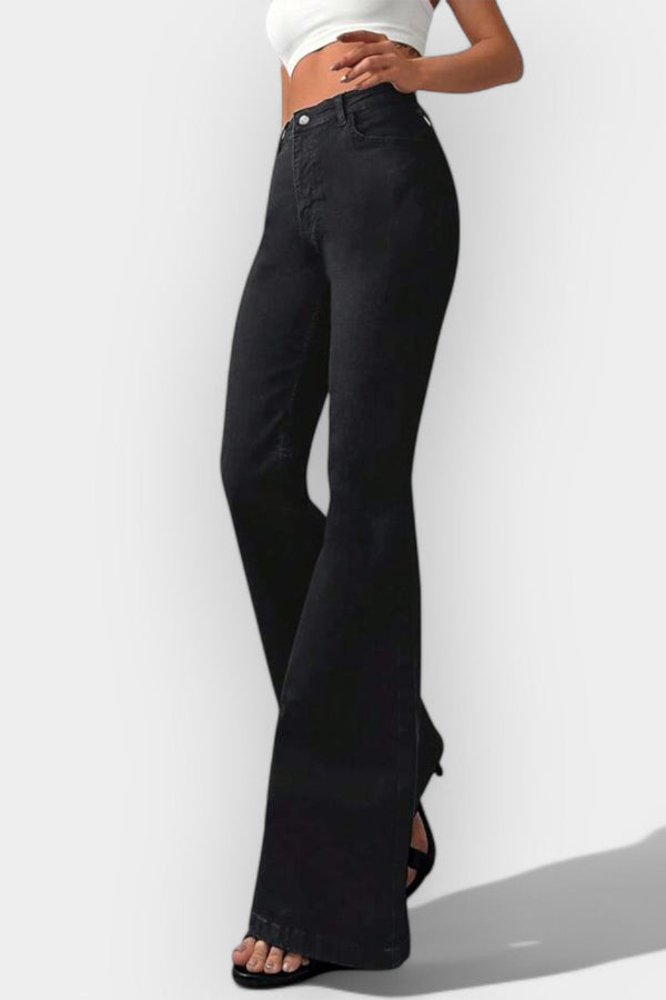 Jean bootcut taille haute