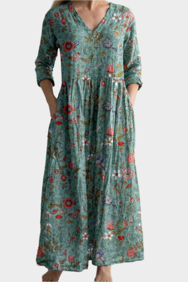 Robe bohème au style aérien