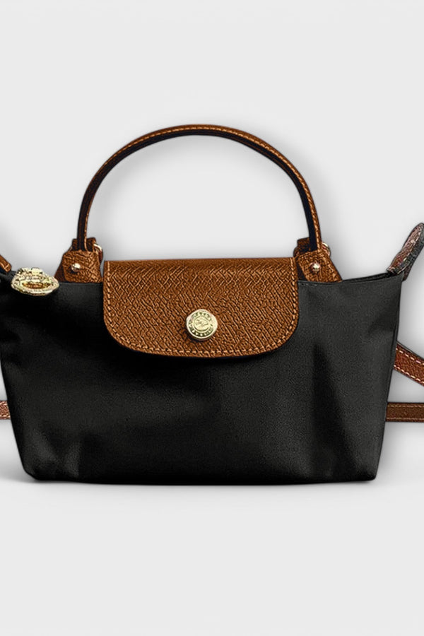 Sac à bandoulière bicolore