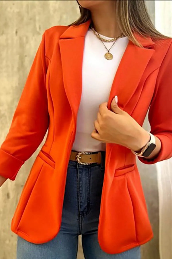 Aria™ - Blazer minimaliste à manches longues