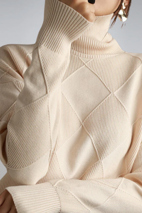 Bella - Pull à col roulé confortable