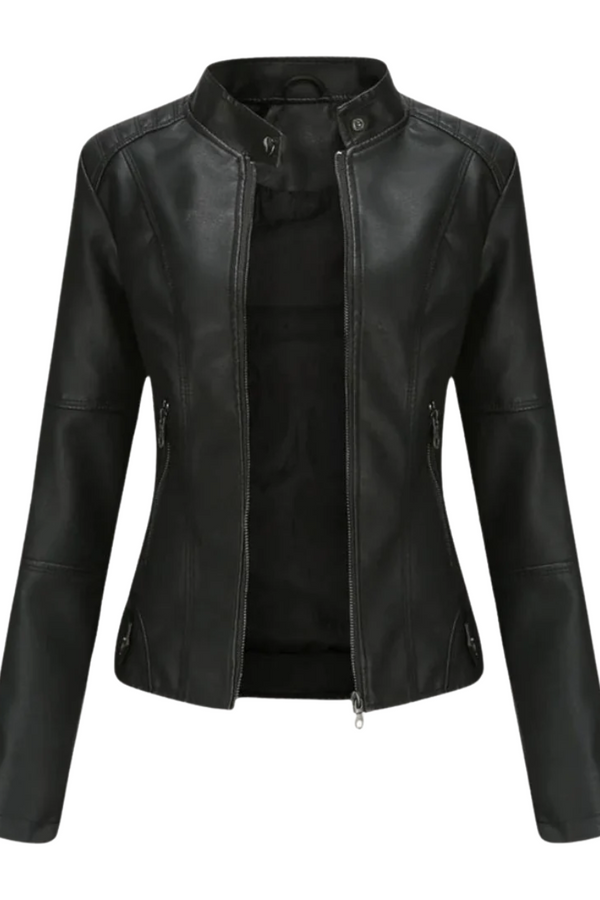 Karolina | Veste fine en similicuir