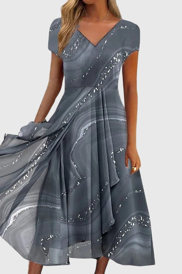 Aubrielle™ | Robe midi fluide