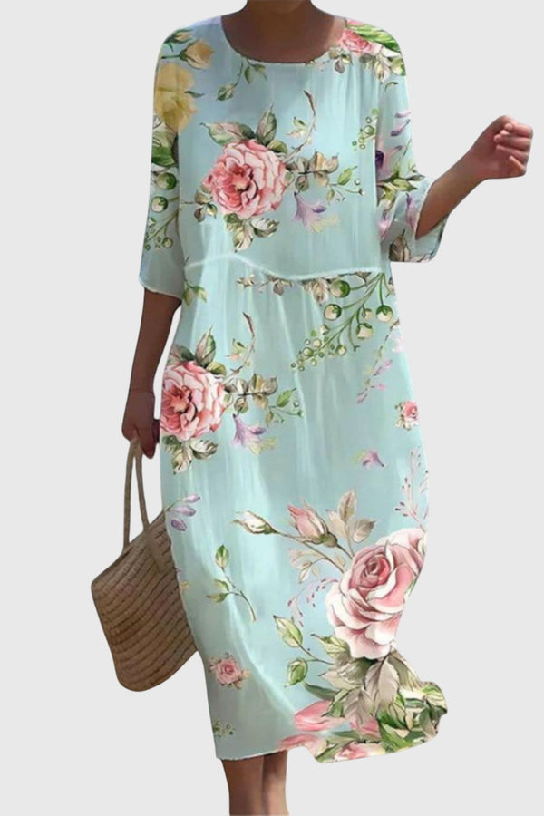 Hayley™ | Robe maxi florale élégante