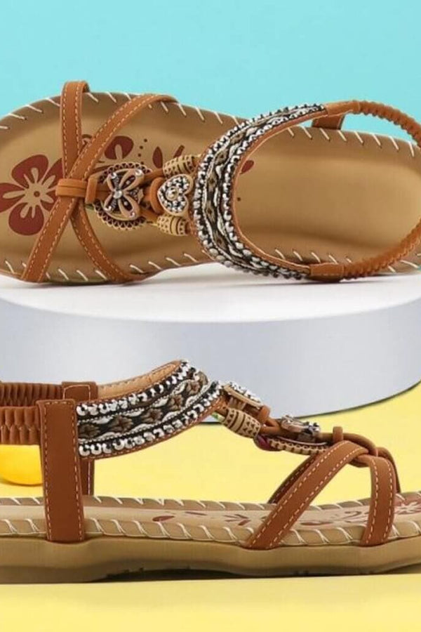 Havana | Sandales avec bande élastique et plateforme douce