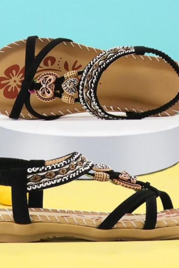 Havana | Sandales avec bande élastique et plateforme douce