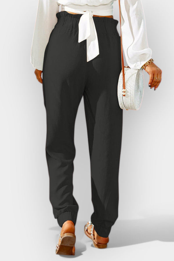 Pantalon taille haute pour femmes