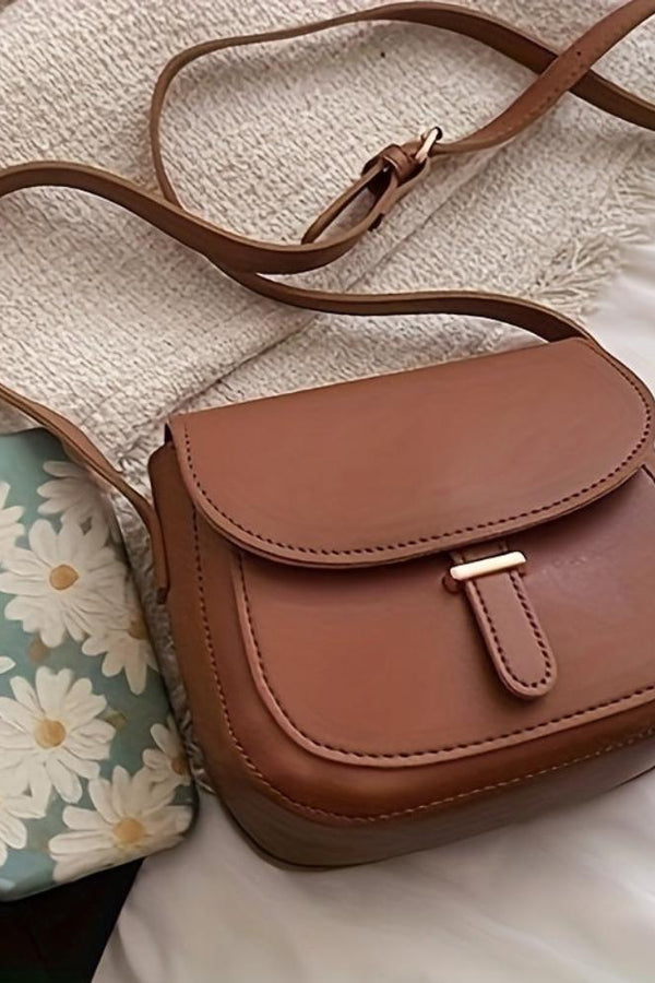 Aria™ Retro Grace | Sac bandoulière élégant en cuir selle