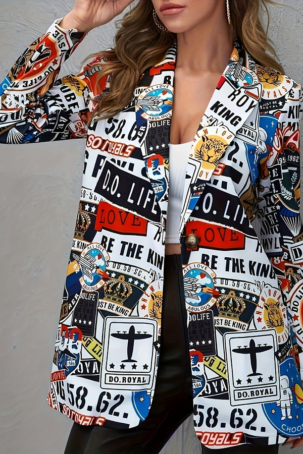 Avery™ - Blazer Graffiti Moderne