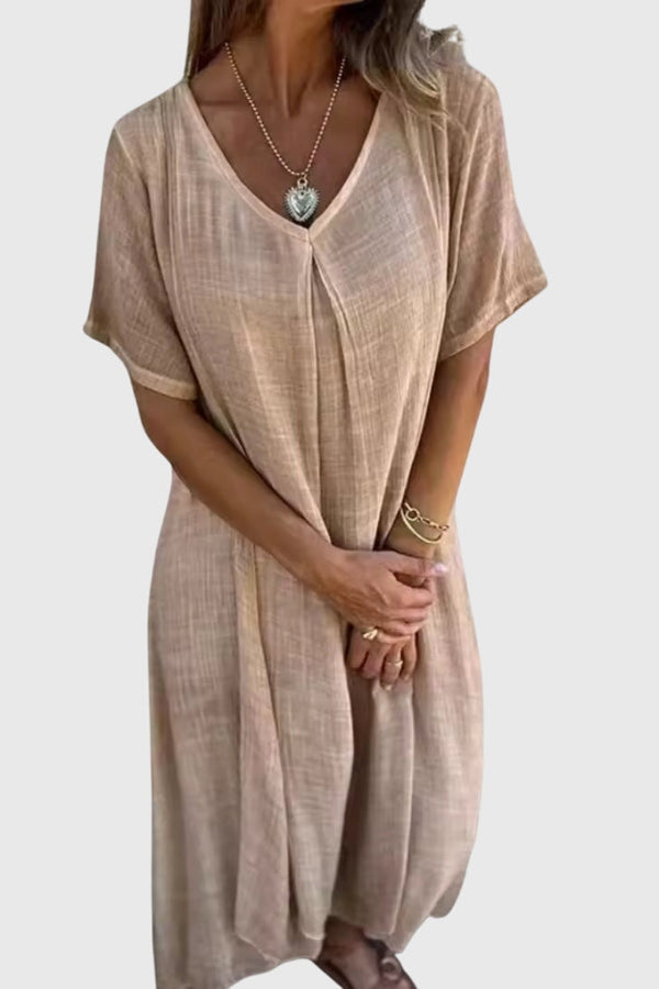 Fiona™ – Robe élégante légère à col en V