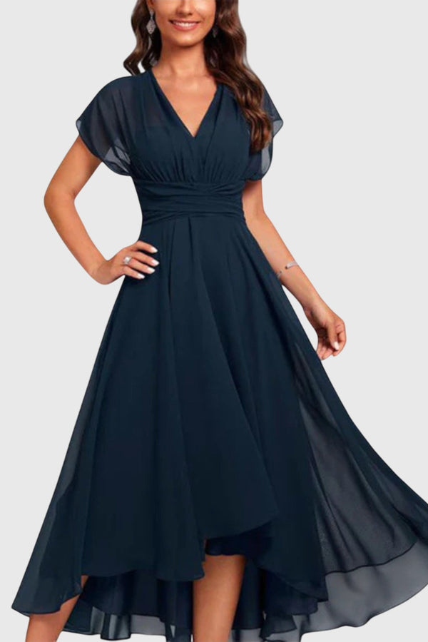 Christina™ | Robe trapèze à col en V