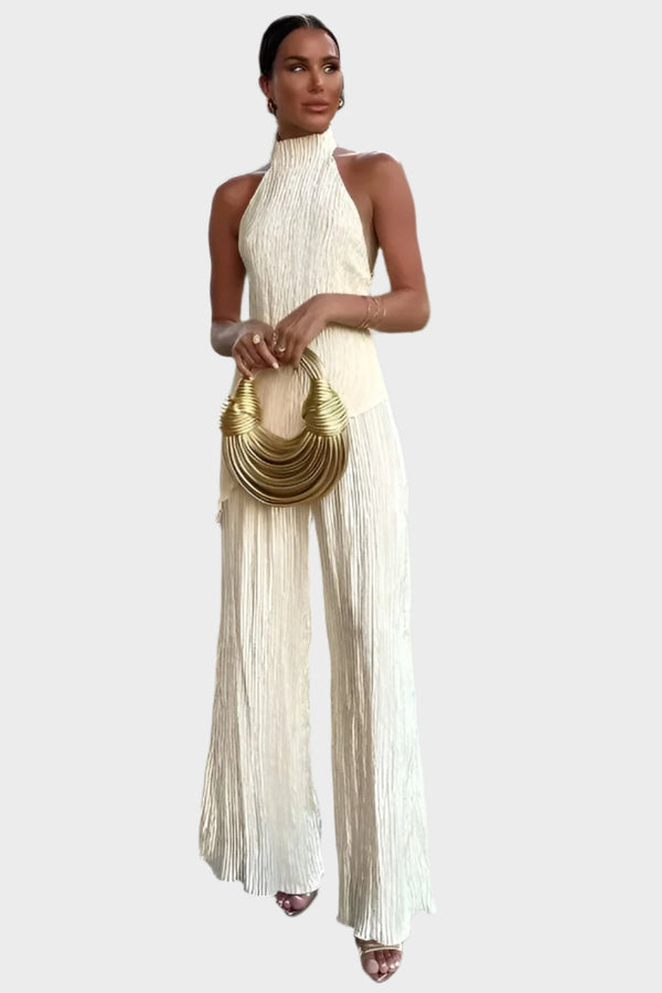 Ensemble plissé élégant