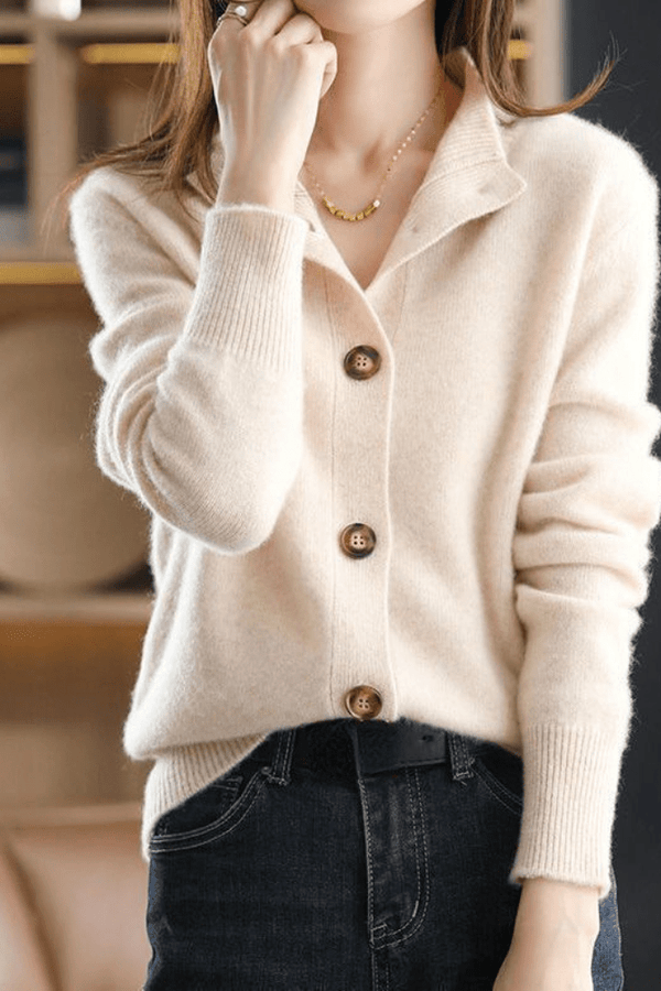 Anny - Cardigan en maille luxueux