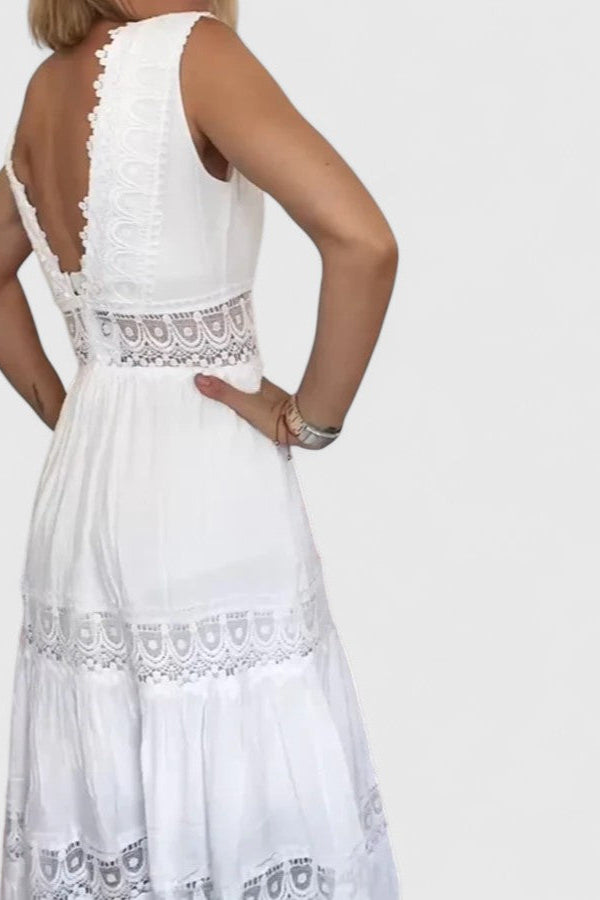 Alena | Robe midi élégante