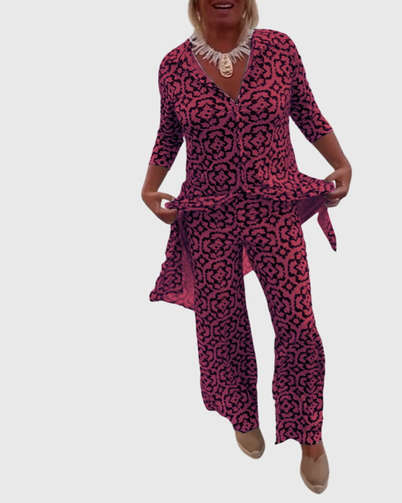 Gabriella™ | Ensemble Deux-Pièces Vintage Élégant