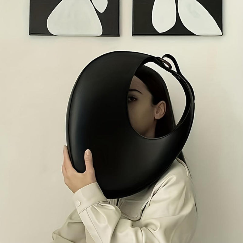 Sophia™ Moderne Minimaliste | Sac Hobo Élégant Couleur Unie