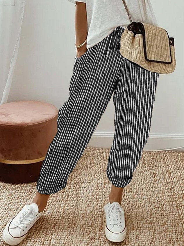 Ely | Pantalon en lin de luxe anti-transpiration