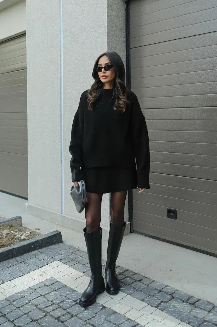 NEVA™ - Ensemble 2 pièces (Pull + Jupe)